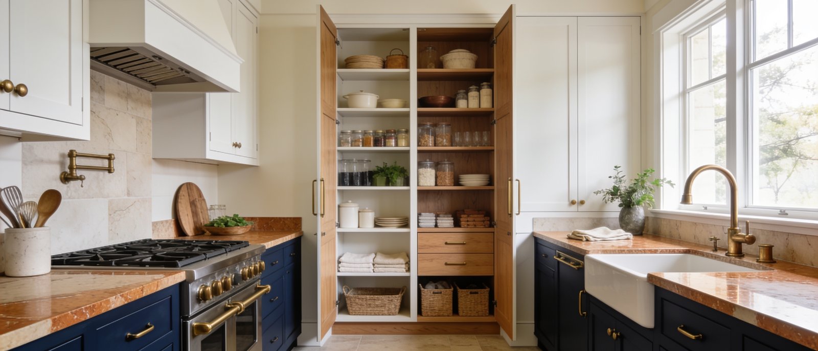Pantry Haven custom cabinet build in progress